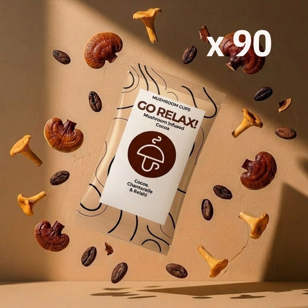Go Relax – organic Cocoa with Chanterelle & Reishi