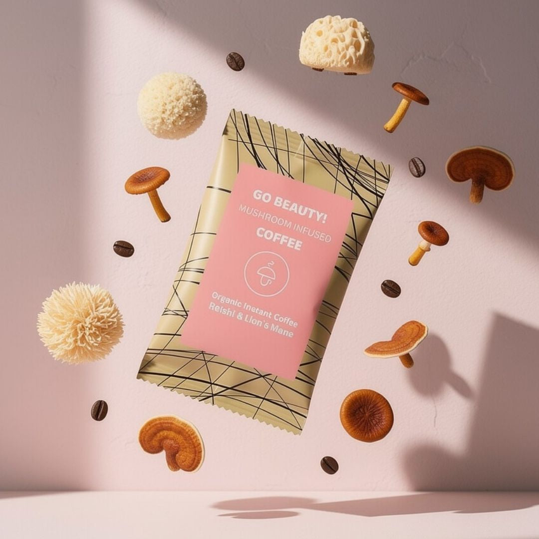 Go Beauty – organic coffee with Reishi and Lion's Mane