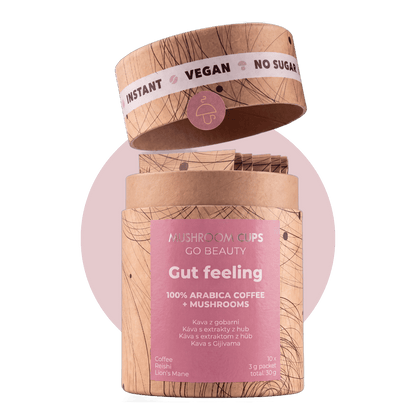 Go Beauty – organic instant coffee with Lions's Mane and Reishi