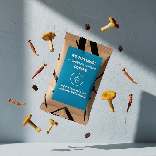 Go Tireless Organic Coffee with Cordyceps and Chanterelle