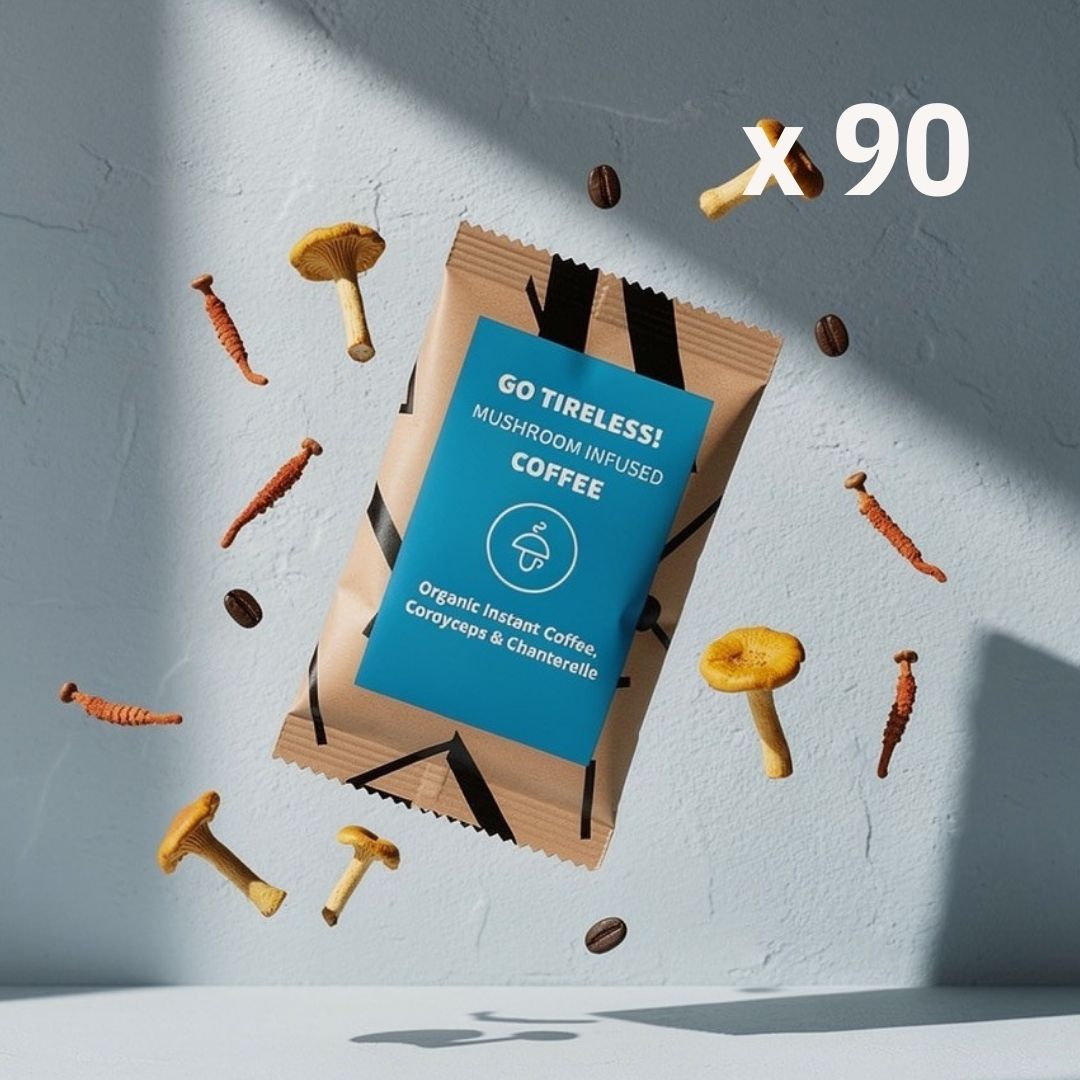 Go Tireless Organic Coffee with Cordyceps and Chanterelle