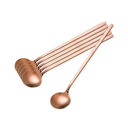 Coffee spoon x6 (Rose Gold - Stainless Steel SET)