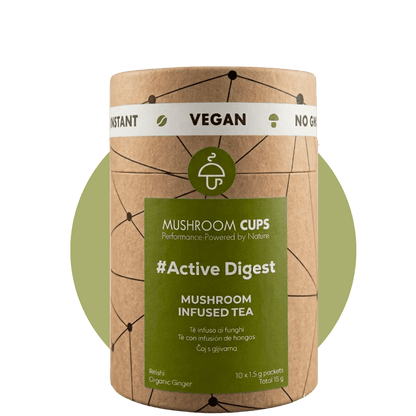 Go recharge tube - tea with mushrooms - for gut health and digestion