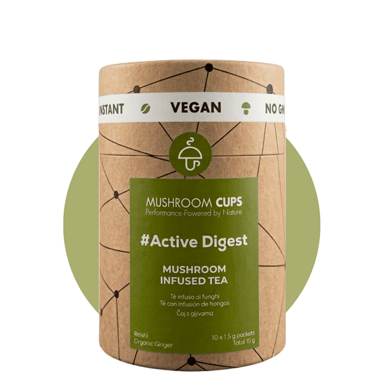 Go recharge tube - tea with mushrooms - for gut health and digestion