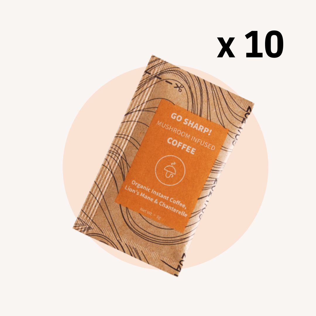 Go Sharp - organska instant kava s Lavljom Grivom i Lisičarkama