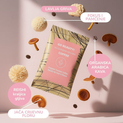 Go Beauty 30 serviranja - organska kava za zdravlje crijeva i duboki fokus