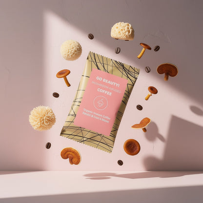 Go Beauty 30 porciones - café orgánico para la salud cerebral e intestinal