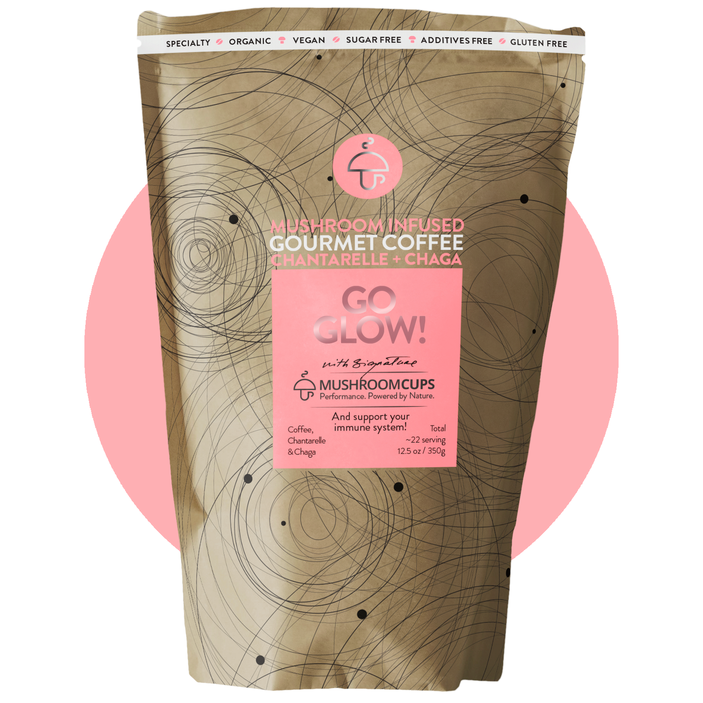 Go Glow Specialty Coffee with Chaga and Chanterelle