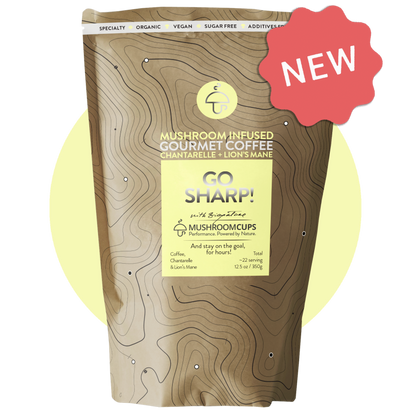 Go Sharp – Specialty coffee with Lion's Mane and Chanterelle