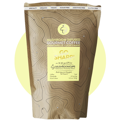 Go Sharp – Specialty coffee with Lion's Mane and Chanterelle